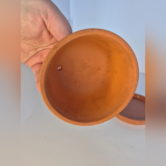 Vintage William Sonoma Terra Cotta Ceramic Garlic Baker - Picture 5 of 6